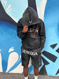 Rhinestone Hoodie Set